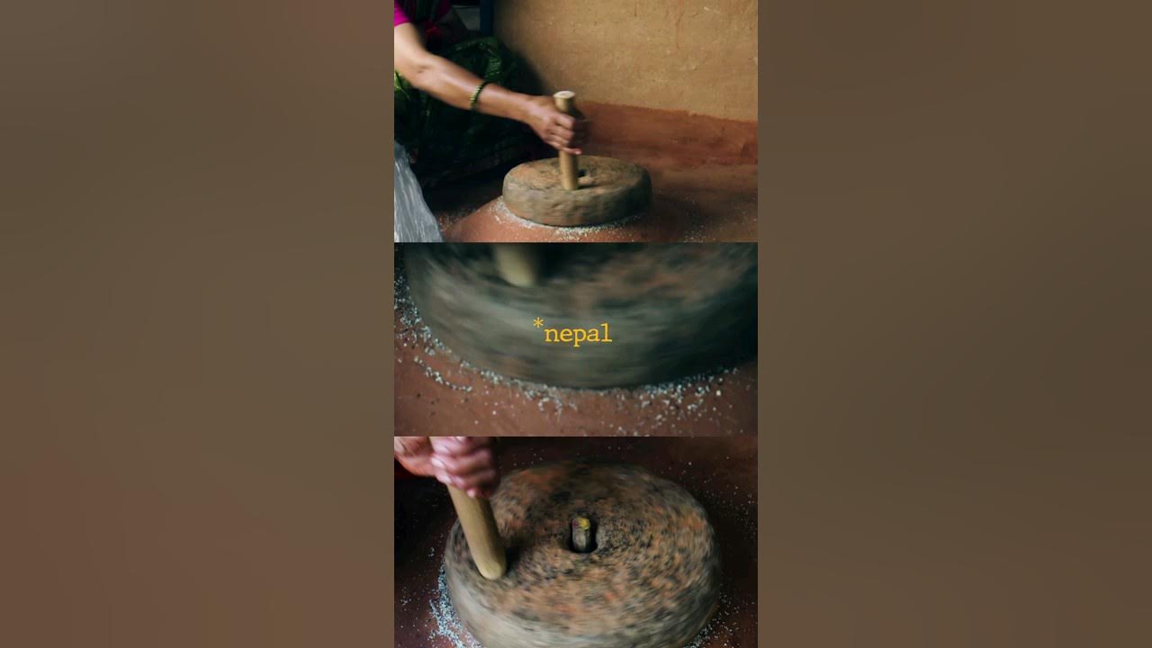 Traditional Nepali ToolsNepali Jato Old Nepal Stone grinder (Jaato