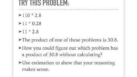Lesson 6 8 Estimating Decimal Products & Quotients