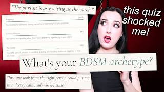 The BEST New Kink Quiz! What's Your BDSM Archetype? 