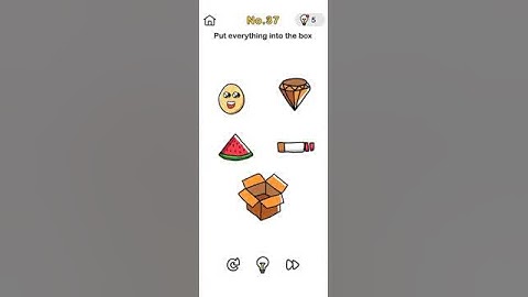 Brain out game level 37 Put everything into the box 📦