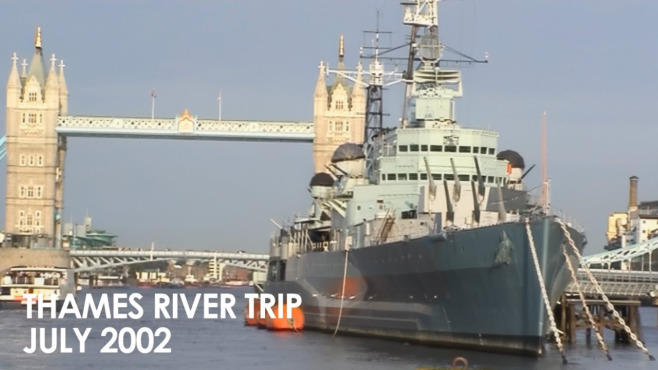 River Thames boat journey July 2002