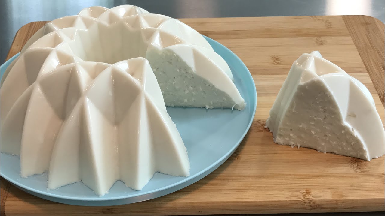 GELATINA KETO CREMOSA DE COCO 🥥 CON QUESO YouTube