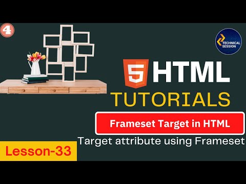 Frameset Target | HTML Frameset Tag and Frame Tag (Part 4) in Hindi | Lesson 33