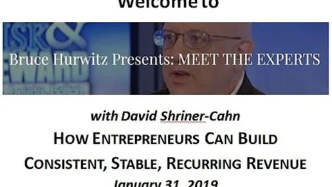Bruce Hurwitz Presents: MEET THE EXPERTS with Davi...