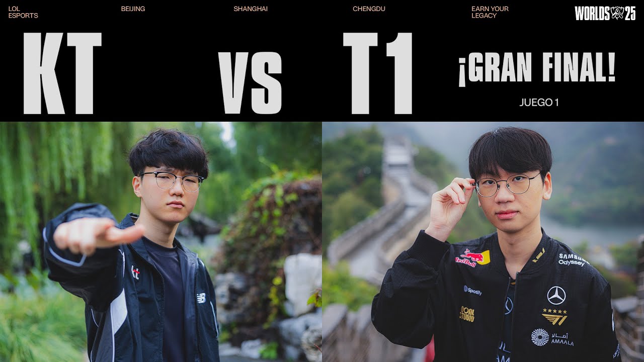 KT vs T1 | WORLDS 2025 | ¡GRAN FINAL! | Partida 1