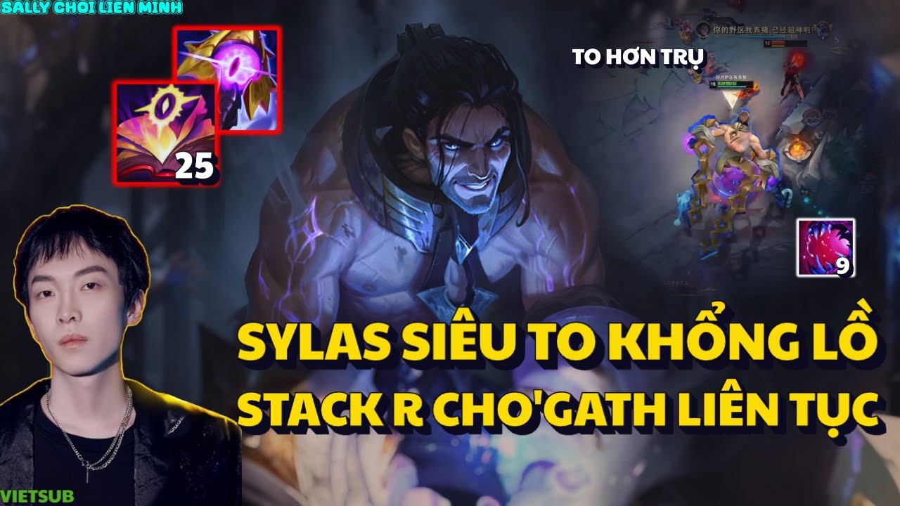 SALLY LÀM NGAY GIÁO ÁN SYLAS SIÊU TO KHỔNG LỒ KHI THẤY TEAM BẠN PICK CHO'GATH