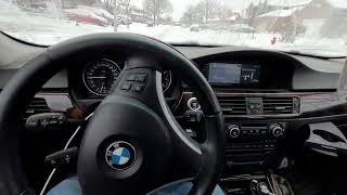 BMW 335I Snow Drifting #n54 #bmw #drift #snowdrift
