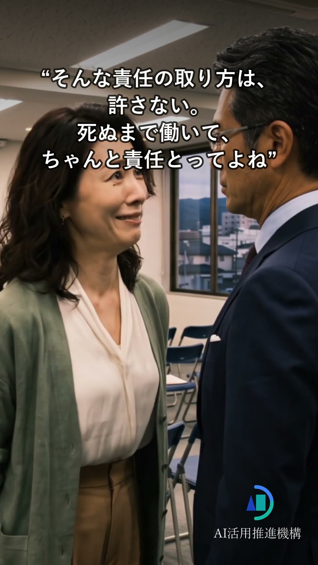 二十五年逃げ続けた男に、彼女が最後に差し出した言葉とは？｜空白を埋める者 #Shorts