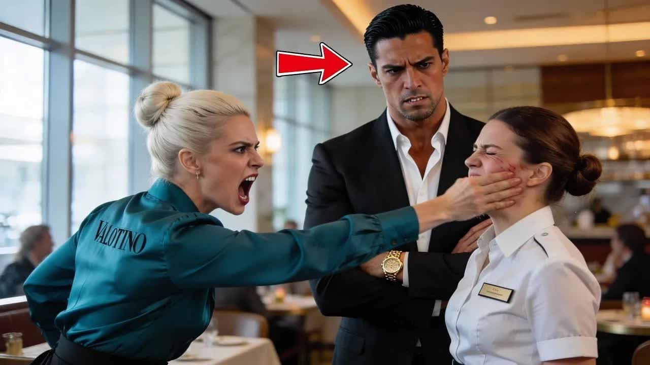 Die Verlobte Des Mafiabosses Schlug Die Kellnerin — Was Er Danach Tat, Schockierte Das Restauran