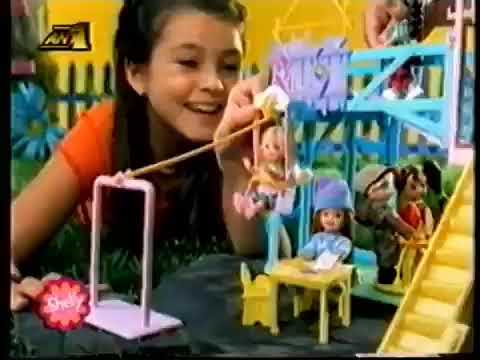 (Barbie) Kelly Lots of Secrets Clubhouse playset commercial (Greek version, 2002)