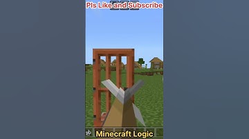 Minecraft Logic #minecraft #shorts #logic #minecraftlogic #minecraftshorts #minecraftmemes #gaming