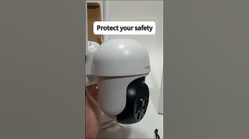 It can rotate all around to protect your safety in all directions!#Camcamp #securitycamera #safety