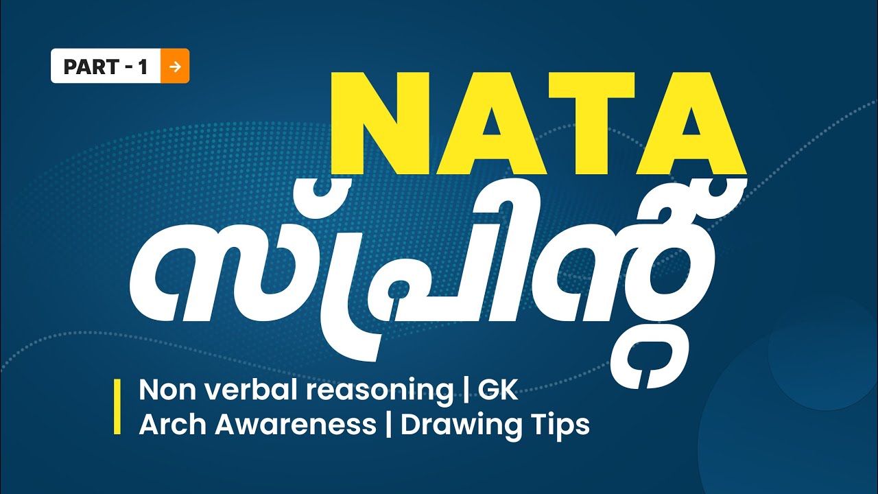 NATA SPRINT 1 | NON-VERBAL REASONING | GK | ARCH AWARENESS & DRAWING TIPS | NATA MARATHON | 