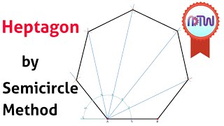 Heptagon by Semicircle method