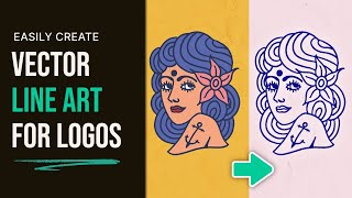Easily Turn Detailed Illustrations Into Outlines For Logos