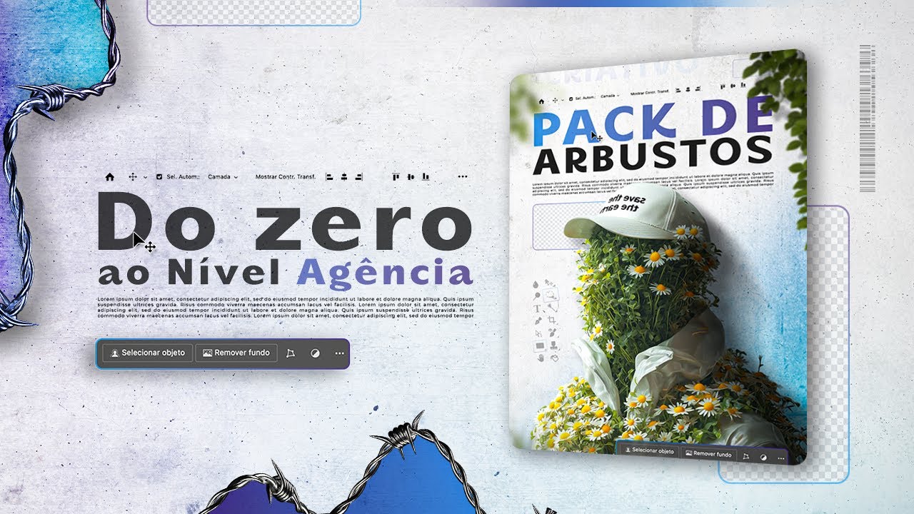 ✅COMO CRIAR UM POST do Zero no Photoshop (Nível de Agência em 30 Minutos)