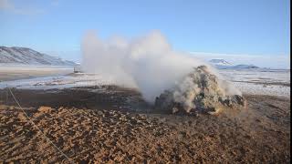 用五萬元環遊冰島Námafjall Hverir(地熱谷)噴發的威力