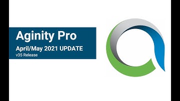 Aginity Pro April/May 2021 Update Release (v35)