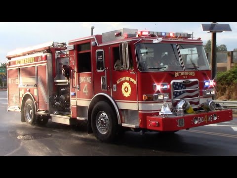 Rutherford Fire Department Engine 4 Responding 6-28-20