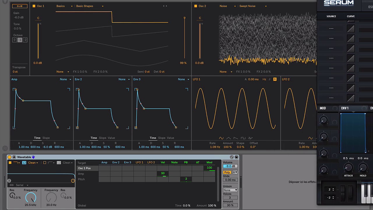 Tout sur Ableton Serum Vs Wavestables d'Ableton Live 10 YouTube