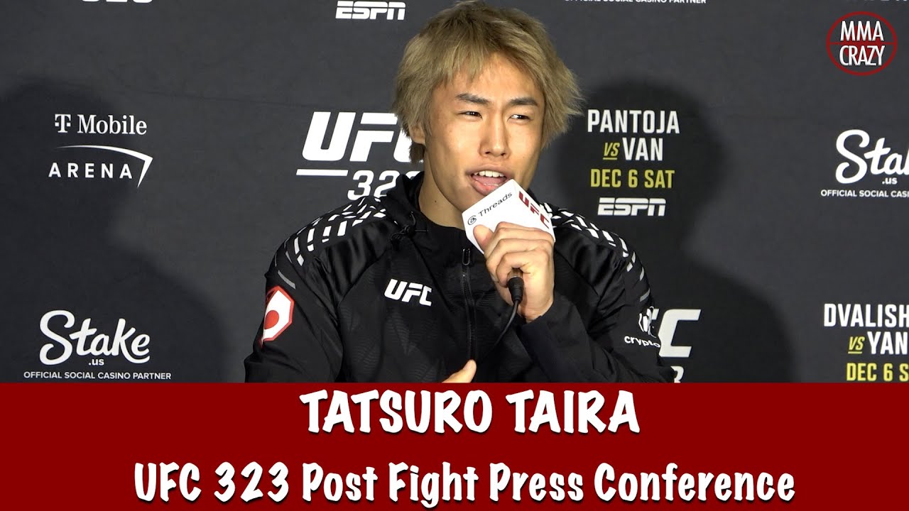 Tatsuro Taira reacts to defeating Brandon Moreno “I will fight Joshua Van next” UFC 323