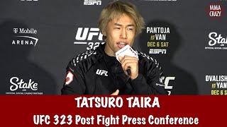 Tatsuro Taira Reacts To Defeating Brandon Moreno I Will Fight Joshua Van Next Ufc 323
