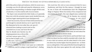 Moby Dick Chapter 3