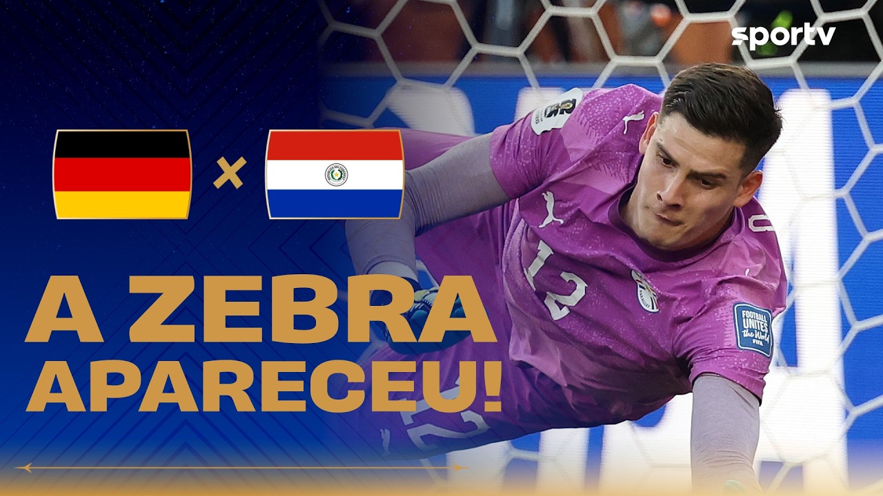 ALEMANHA 1 (3) X (4) 1 PARAGUAI | MILAGRE NOS PÊNALTIS |Giro da Rodada | Copa do Mundo 2026 | sportv