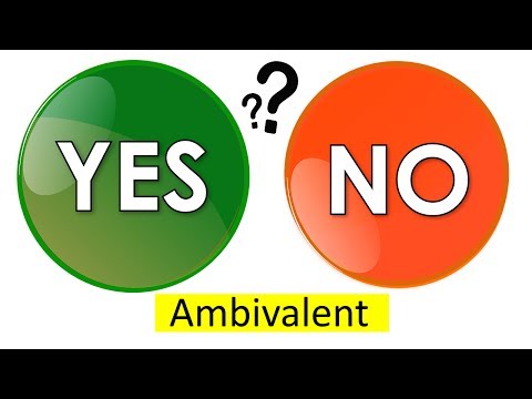 Most Difficult English Words - AMBIVALENT - Meaning, Advanced Vocabulary With Pictures and Examples