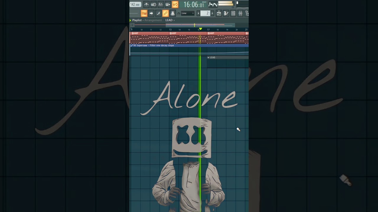 Marshmello Alone | Fl Studio | Recreated | Live Recording | Aaron Joju