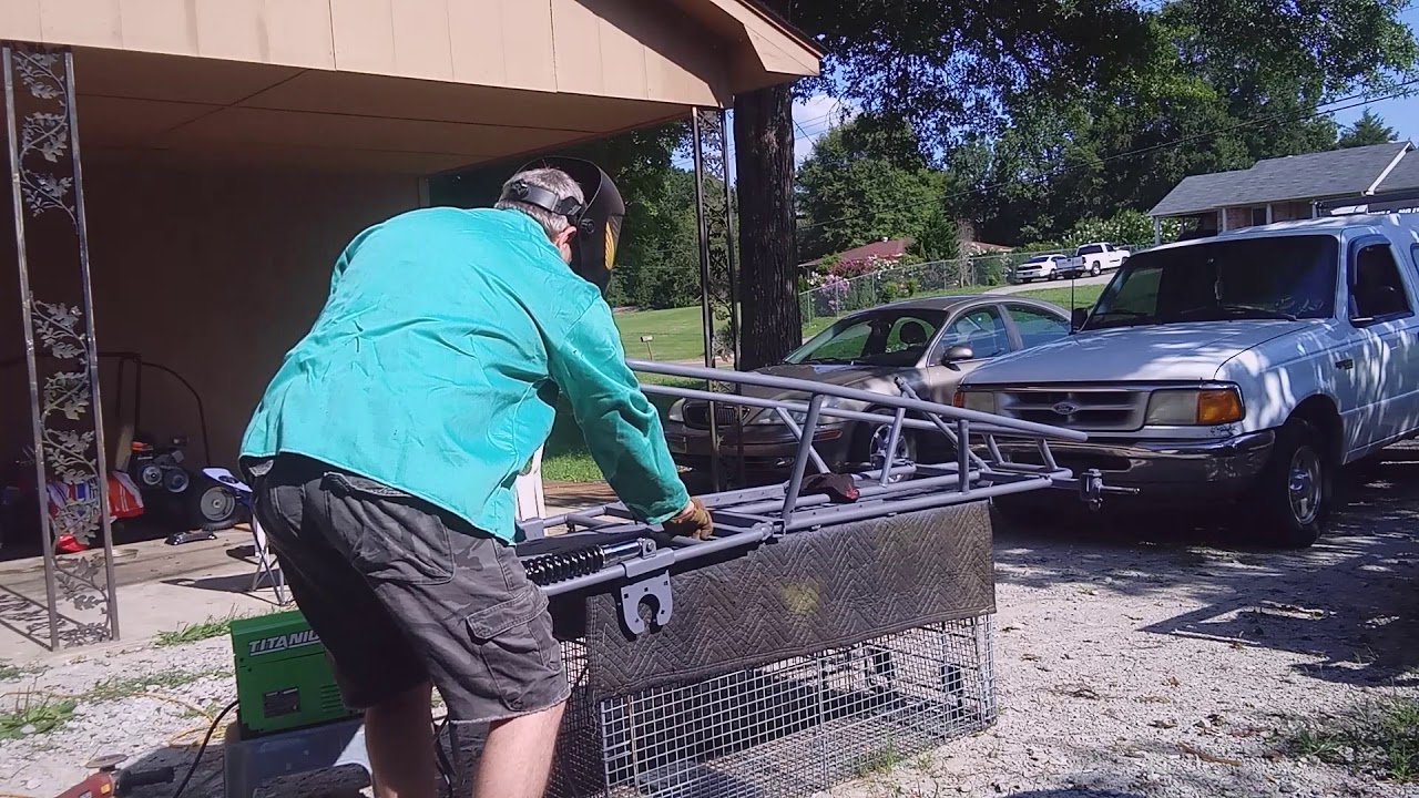 dominator industries Using the New Titanium 125 welder from Harbor Freight.