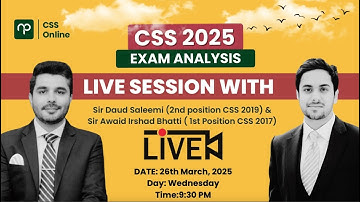 CSS 2025 Exam Breakdown🔥Gear up for 2026 Attempt🎯Ft. Sir Awaid Irshad & Daud Salemi