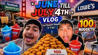 100 Chicken Nuggets, San Francisco & July 4th Chaos 🇺🇸🎆 | Summer Vlog