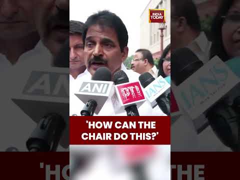 KC Venugopal Targets Speaker, Kiren Rijiju Over Parliament Row | Monsoon Session | BJP | Congress