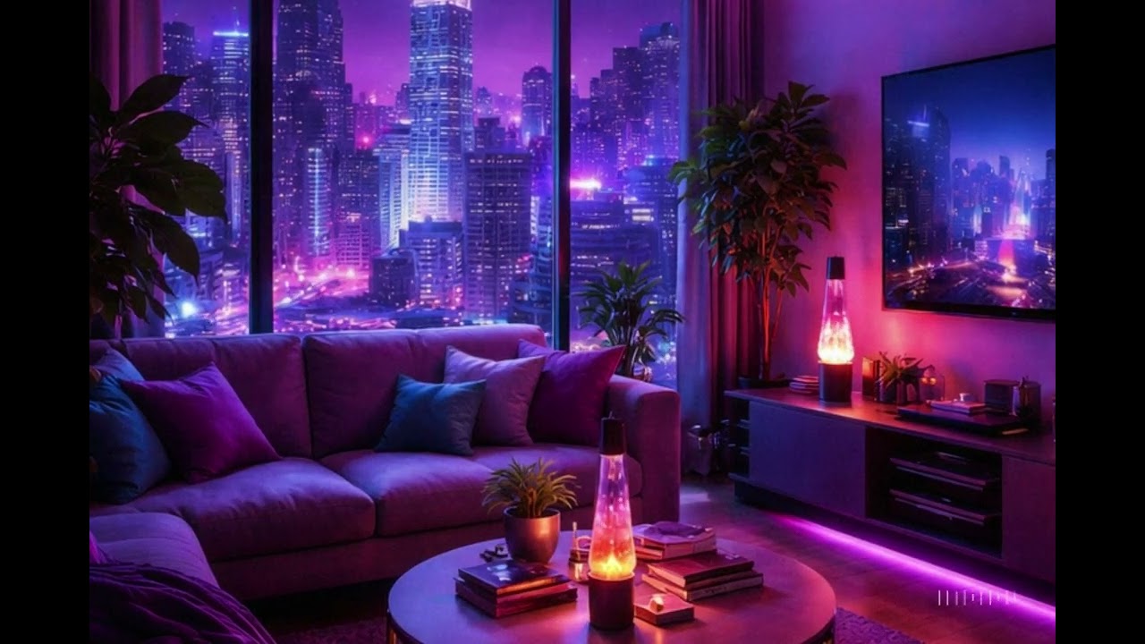 Cozy Apartment at Night 🌙 | Chill Lo-Fi Beats to Study, Relax & Sleep