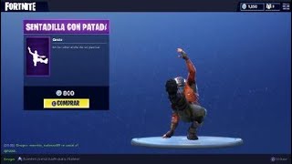 Nuevo Gesto De Fortnite Sentadilla Con Patada