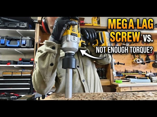 The Biggest Lag Screw In The World (?) Vs DeWalt 961 964 - YouTube