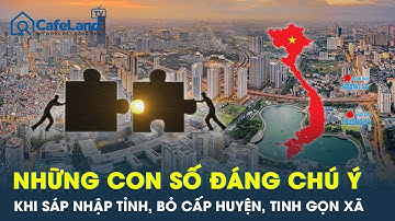 Những con số đáng chú ý khi sáp nhập tỉnh, bỏ cấp huyện, tinh gọn xã | CafeLand