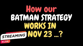 Monthly Batman Strategy NOV 23 BACKTESTING | MENYORSHIP QUERIES \ @DeepAsset