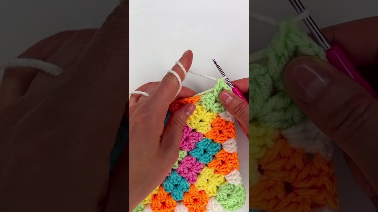 Granny square crochet pattern 