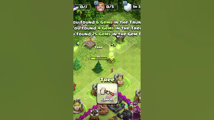 How to get more gems in clash of clans | remove multiple obstacle | #clashofclans #coc #cochack