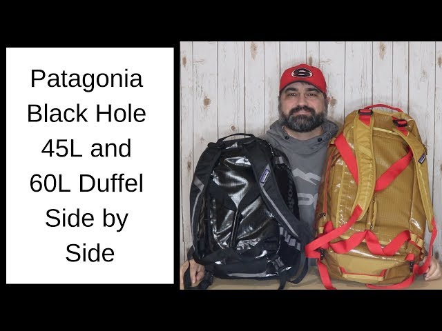 Patagonia Black Hole 45L and Patagonia Black Hole 60L Duffel Side By Side -  YouTube
