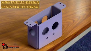 SHEETMETAL DESIGN TUTORIAL FOR BEGINNERS AT CATIA-V5