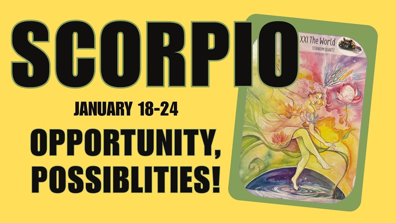 СКОРПИОН ♏️ НОВЫЙ ПУТЬ С НЕВЕРОЯТНЫМИ ВОЗМОЖНОСТЯМИ! ТАРО-ГАДАНИЕ С 18 ПО 24 ЯНВАРЯ 