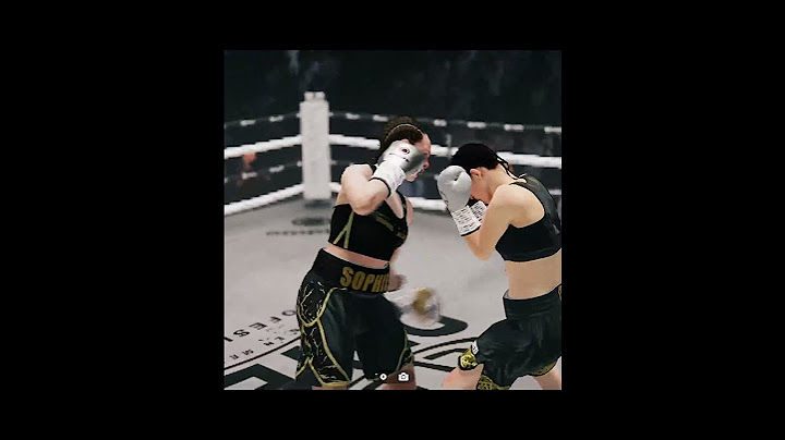 sophie knew she had to finish this early #undisputedboxinggame#lightweight #femaleboxing #knockout