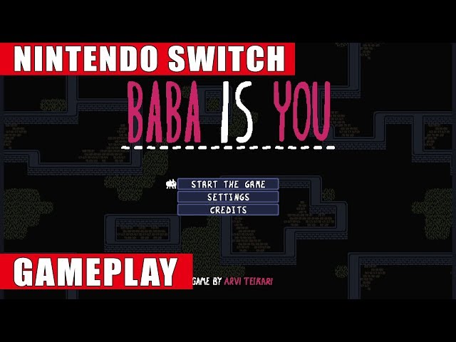 Baba Is You Nintendo Switch Gameplay - YouTube