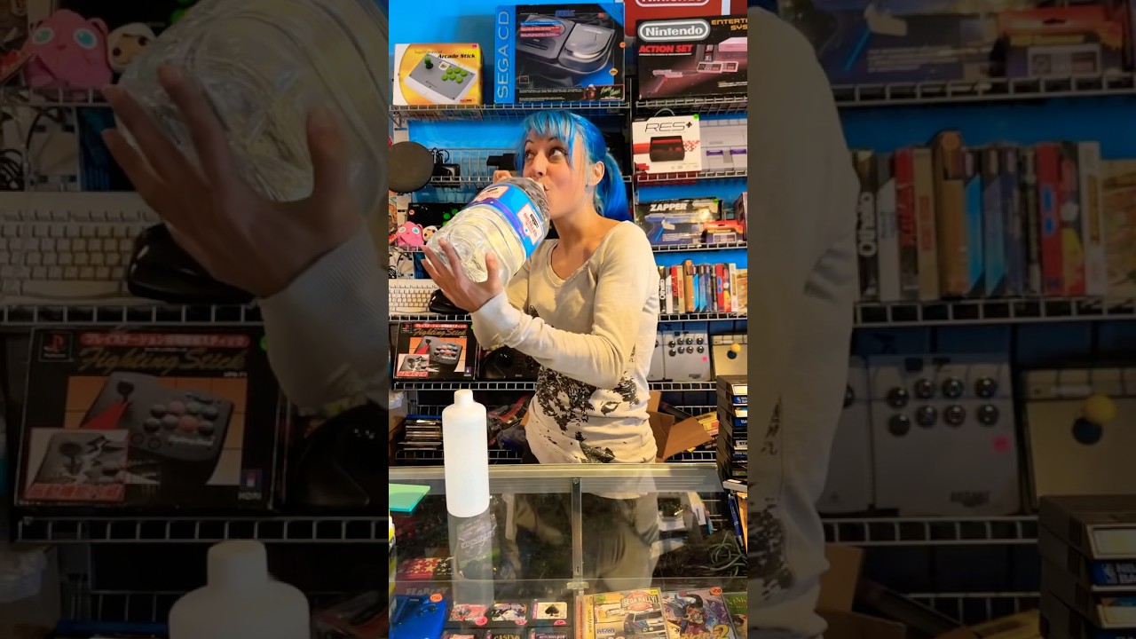 Curing Thirst At The Game Store… 