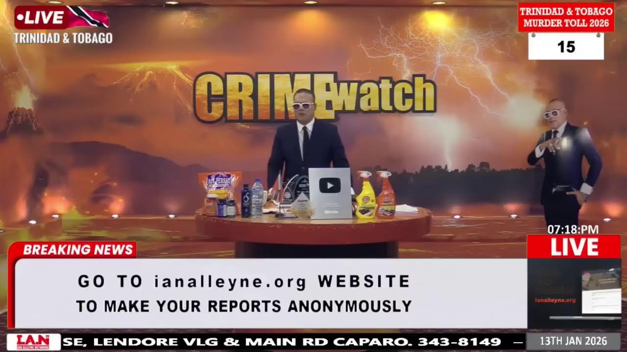 RE-BROADCAST- TUESDAY 13TH JANUARY 2026 - CRIME WATCH LIVE