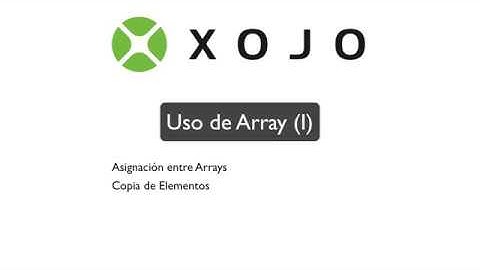 Uso de Array (I)