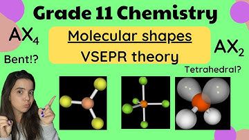 Molecular shapes VSEPR Theory Grade 11 Chemistry